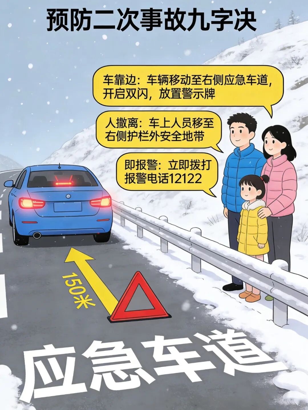 出行提示_雨雪天高速公路行駛注意事項_雪后高速公路行車安全