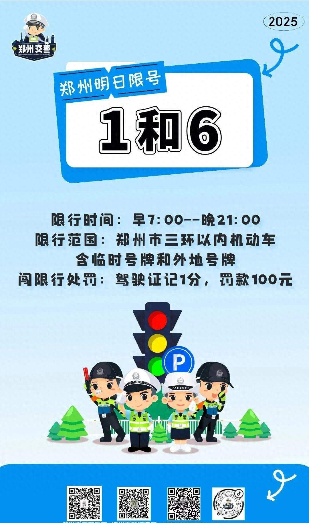 鄭州市機(jī)動(dòng)車尾號(hào)限行處罰 2025年11月17日 鄭州限行處罰標(biāo)準(zhǔn)_限行