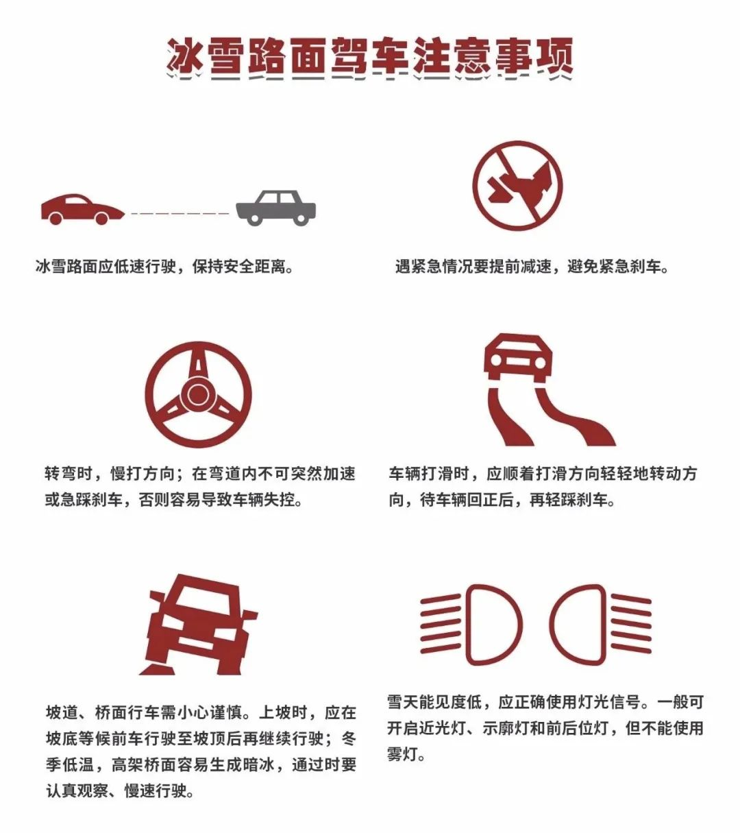 吉林省雪天出行指南_出行提示_雪后路滑行車安全